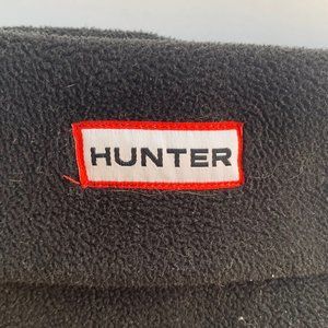 Hunter Tall Boot Sock Liners - Black Fleece - Size L